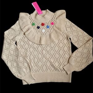 NWT! Lilly Pulitzer Bereda Sweater in Heathered Sand Bar - Size XS